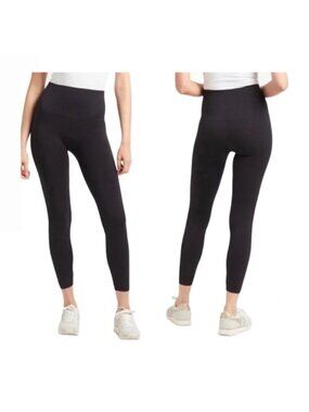 SPANX Seamless High Waist Shaping Leggings Black Size Medium